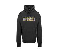 DIESEL Felpa blu / giallo / nero Uomo DIESEL S