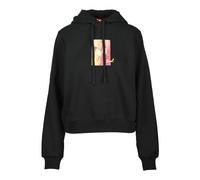 Diesel - Felpa Corta in Cotone - -Sweatshirts & Hoodies -Donna -Nero -XS