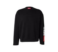 DIESEL Felpa rosso / nero / bianco Uomo DIESEL L