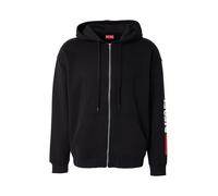 DIESEL Felpa 'S-BOXT-ZIP' rosso scuro / nero / bianco Uomo DIESEL L