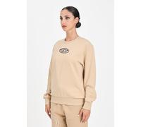 DIESEL Felpe Donna Felpa girocollo Felpa girocollo con logo Oval D multi-layere