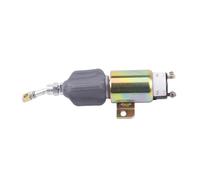 Diesel Generator Set Stop Solenoid Valve 12V 24V Engine Flame Out Fuel Switch Generator Accessories Powering On Pull Working Way(12V)