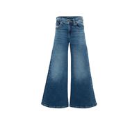 Diesel jeans a zampa bambina lavaggio blu medio