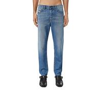 Diesel - Jeans elasticizzati da uomo Regular Tapered Fit Celeste - 2005 D-Fining 0EHAJ, Blu, 33W x 32L