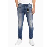 DIESEL Jeans Uomo 1979 Sleenker RBG04 W32/L32 Blu Skinny Denim 99% Cotone