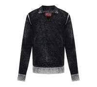 Diesel - K-Lawrence Polo - - Knitwear - Uomo - Nero - S
