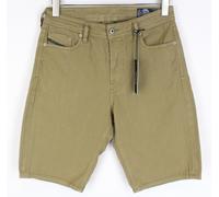 Diesel Keeshort R6Q88 Uomo Pantaloncini W28 Marrone Cotone Elastico 5-Pocket
