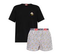 Diesel - Kit-Jack-D-Core Set Pigiama Due Pezzi - - Nightwear & Lounge - Uomo - Nero - XL