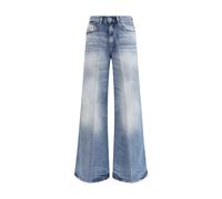 Diesel Light Blue Cotton Bootcut Jeans - 28