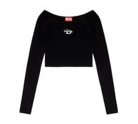 Diesel - M-Vera-Ls Long Sleeve Top - - Tops - Donna - Nero - M