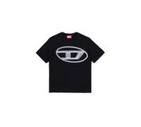 Diesel T-shirt manica corta con logo nero 10a