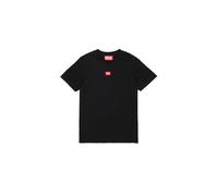 Diesel T-shirt manica corta con patch logato nero 14a