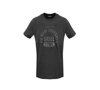 DIESEL Maglietta grigio sfumato / nero Uomo DIESEL M