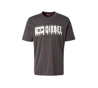 DIESEL Maglietta 'T-ADJUST-Q7' antracite / bianco Uomo DIESEL L antracite / bianco
