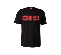 DIESEL Maglietta 'T-ADJUST-Q7' rosso acceso / nero Uomo DIESEL XL rosso acceso / nero