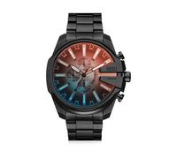 Diesel - Mega Chief Slim Orologio in acciaio inossidabile - - Accessories - Uomo - Nero - ONE SIZE
