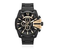 Diesel - Mega Chief Watch - - Accessories - Uomo - Nero - ONE SIZE