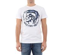 Diesel Maglietta Uomo T-Diego-FR – Bianco – Medium