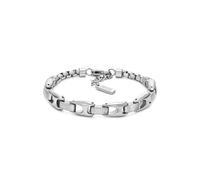Diesel Metamorph DX1633040 - Bracciale da uomo in acciaio inossidabile argentato