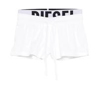 Diesel - Miranda D-Pop Logo Shorts - - Shorts - Donna - Bianco - S