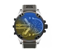 Diesel Mr. Daddy 2.0 DZ7429 Men's Chronograph Watch - 57mm Black Dial, Nylon Strap