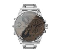 Diesel Mr. orologio daddy orologio da uomo, movimento multifunzionale con cinturino in silicone, acciaio inossidabile o pelle