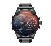 Diesel Mr. orologio daddy orologio da uomo, movimento multifunzionale con cinturino in silicone, acciaio inossidabile o pelle