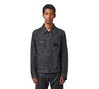 Diesel NHILL-C1-SP1 GIACCA Giacca di jeans da uomo, Nero , L