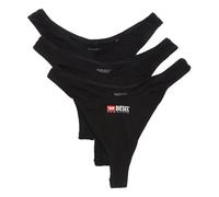 Diesel - Nucleo 3-Pack Stile Punchy - -Underwear -Donna -Nero -L
