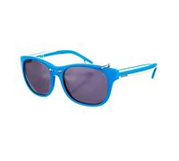 Diesel - Occhiali da Sole Ovali in Acetato con Dettaglio Piercing - - Accessories - Donna - Blu - ONE SIZE