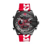 Diesel Orologio Analogico LCD Uomo con Cinturino in Pelle DZ4647