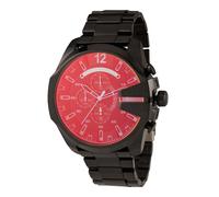 DIESEL Orologio analogico 'Mega Chief' rosso chiaro / nero Uomo DIESEL One Size