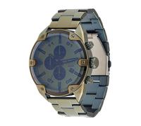 DIESEL Orologio analogico 'Spiked' genziana / cachi Uomo DIESEL One Size genziana / cachi
