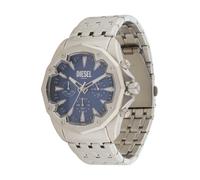 Diesel Stinger Uomo Orologio 46MM in acciaio inossidabile color argento, DZ4706