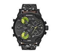 Diesel Orologio da polso uomo XL cronografo al quarzo pelle DZ7311, grigio., cinghia