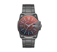 Diesel Orologio Master Chief Series da uomo, movimento a tre lancette con data e Cinturino in acciaio inossidabile o in pelle