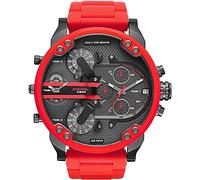 Diesel Orologio Mr. Daddy 2.0 da uomo, movimento cronografo, cassa in acciaio 57 mm con bracciale in acciaio, DZ7370