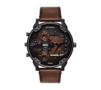Diesel Orologio Mr. Daddy da uomo, Movimento multifunzionale al quarzo a tre lancette con cinturino in acciaio inossidabile