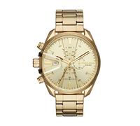 Diesel Orologio Ms9 Chrono da uomo, movimento cronografo, cassa in acciaio inossidabile dorata da 47 mm con bracciale in acciaio inossidabile, DZ4475