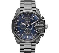 Diesel Uomo Mega Chief Chronograph DZ4329, Orologio in acciaio inossidabile con cassa da 51 mm