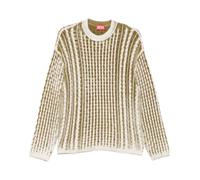 Diesel - Oval D Logo Round Neck Sweater - - Knitwear - Uomo - Verde - M