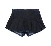 Diesel - Pleated Denim Shorts - - Shorts - Donna - Blu - W26
