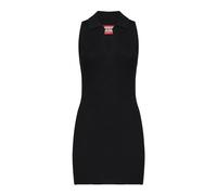 Diesel - Polo Senza Maniche in Maglia a Coste - - Tops - Donna - Nero - L