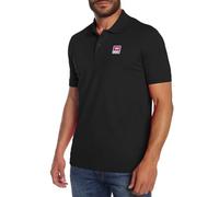 Diesel Polo Uomo - A16981 - Colletto alla Francese - Turchese/Nero/Blu - Taglie S/M/L/ (IT, Testo, L, Regular, Regular, Nero)