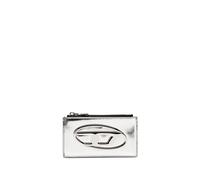 Diesel - Portacarte con Zip Metallica e Logo 1Dr - - Accessories - Donna - Grigio - ONE SIZE