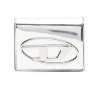 Diesel Donna Portafoglio X10390PS202 Poliuretano Argento Taglia Unica
