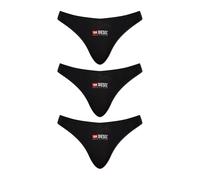 Diesel - Punchy D Core 3-Pack Thongs - - Underwear - Donna - Nero - XL