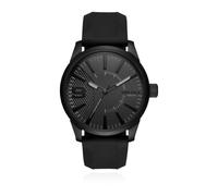 Diesel Orologio RASP da uomo, Movimento al quarzo a tre lancette con Cinturino in silicone, acciaio inox o pelle