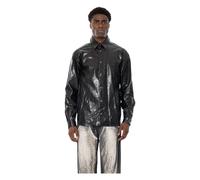 Diesel - S-Simply-Qmbu Shirt - - Jackets - Uomo - Nero - M