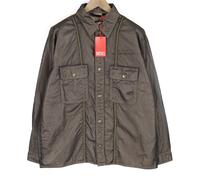 Diesel S-U24 Uomo Giacca 2XL a Vento Scatto Bottoni Rivestito Polo Collo Prezzo